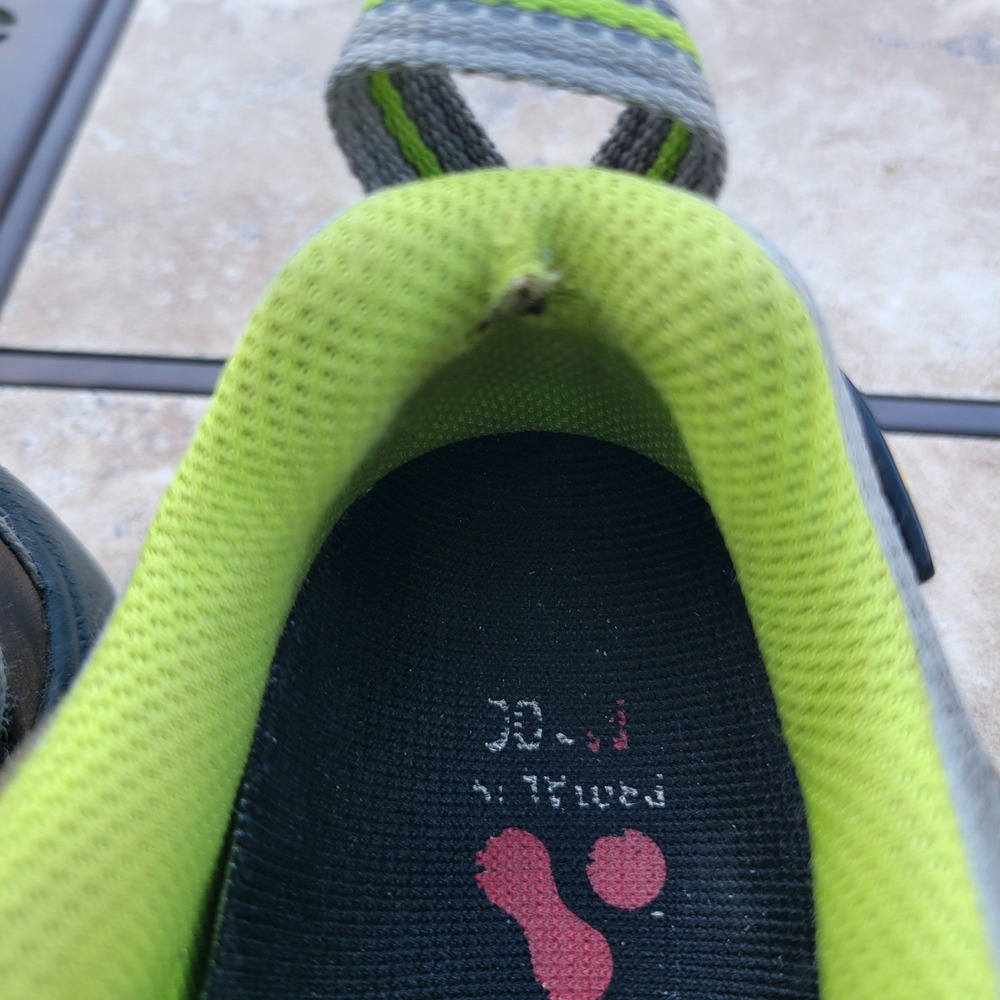 KEEN Voyageur Hiking Shoes Womens 6 Brown Lime Green Leather Mesh 1010141 - Picture 5 of 16